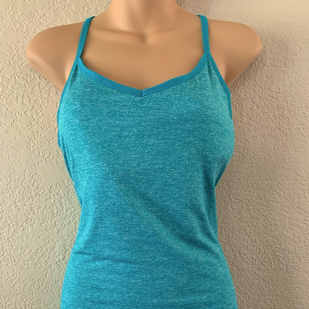 Nike, L Green Workout Tank with built in bra
